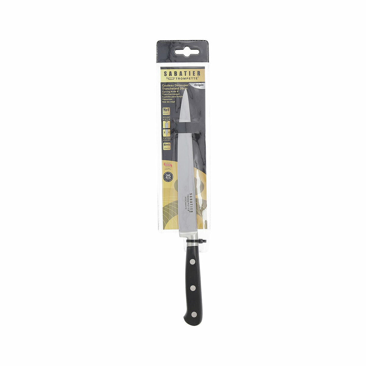 Faca para Trinchar Sabatier Origin Metal (20 cm) (Pack 6x)